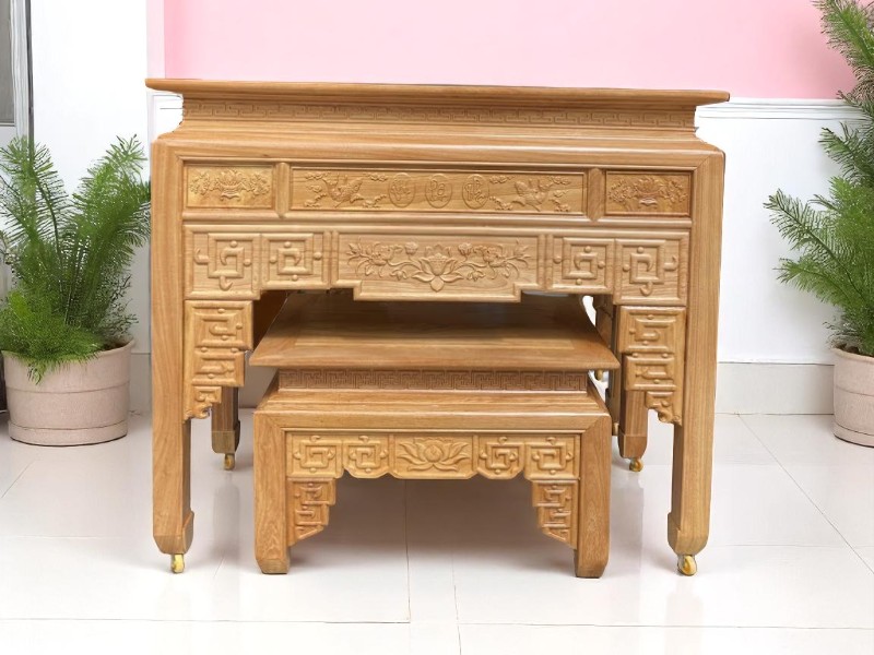 3 Mẫu tủ thờ không gian nhỏ đẹp hiện đại 2 Mẫu tủ thờ không gian nhỏ