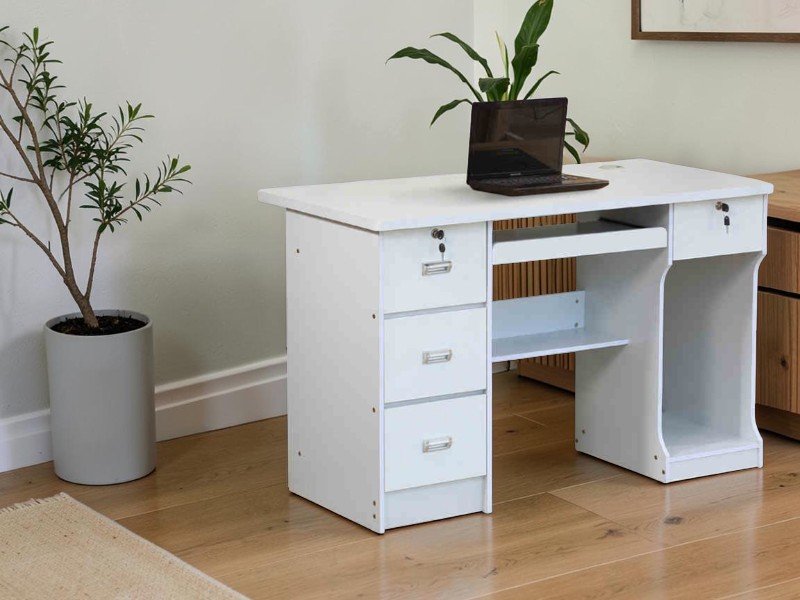 Bàn làm việc cao cấp gỗ nguyên tấm vân đẹp