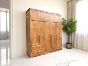 Tủ quần áo 2 cánh nhỏ gọn cho phòng ngủ nhỏ