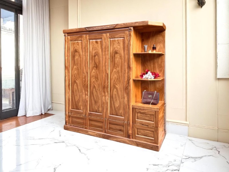 Tủ quần áo 3 cánh cho gia đình 2 người 2 Tủ quần áo 3 cánh cho gia đình 2 người