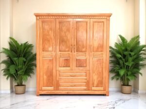 Tủ quần áo 4 cánh rộng rãi cho nhà lớn
