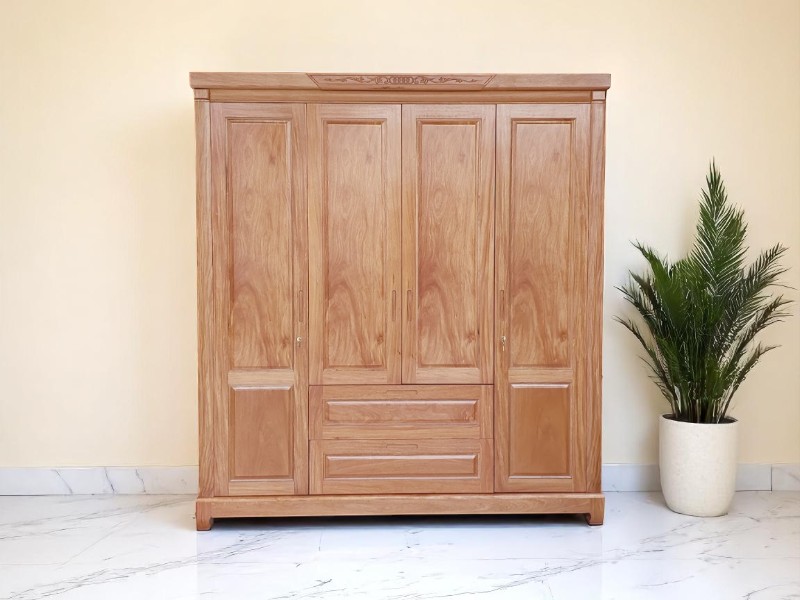 3 lý do chọn tủ quần áo gỗ sồi đẹp bền 5 Tủ quần áo gỗ sồi đẹp bền