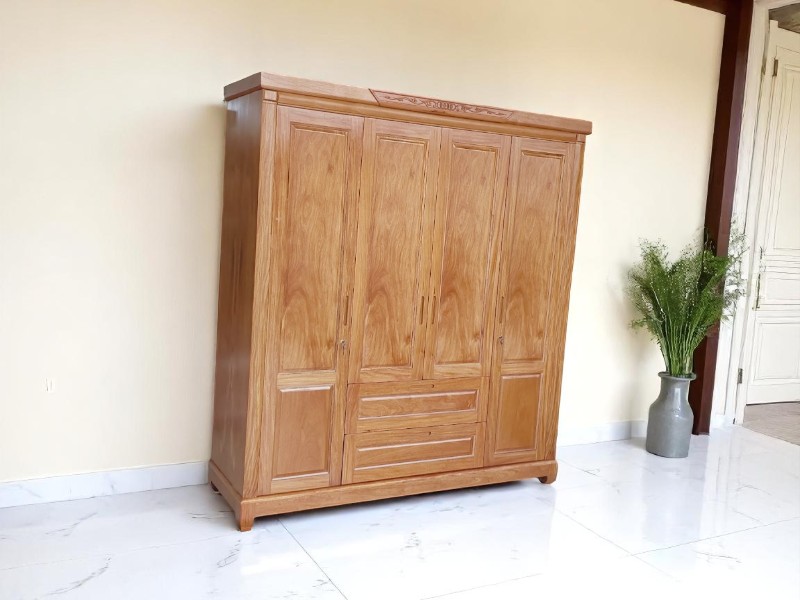 3 lý do chọn tủ quần áo gỗ sồi đẹp bền 4 Tủ quần áo gỗ sồi đẹp bền