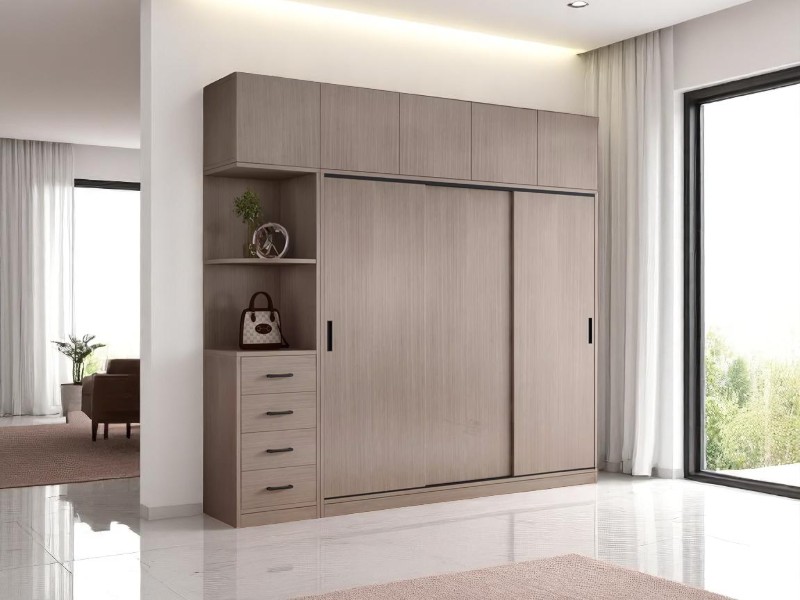 Tủ quần áo gỗ sồi tại quận 6