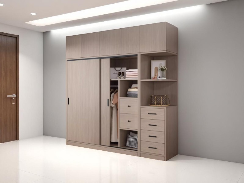Tủ quần áo gỗ tại quận 2 bền đẹp - Giải pháp hoàn hảo cho không gian sống hiện đại 2 Tủ quần áo gỗ tại quận 2 bền đẹp