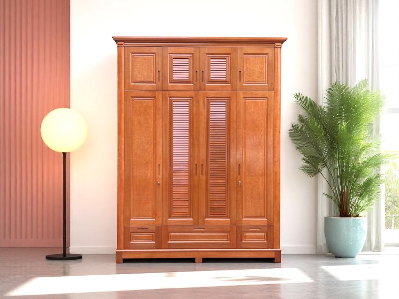 Tủ quần áo gỗ tự nhiên tại quận 4 - Lựa chọn hoàn hảo cho không gian sống thêm sang trọng 4 Tủ quần áo gỗ tự nhiên tại quận 4