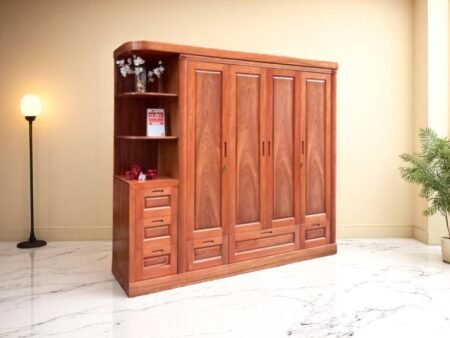 Tủ quần áo kính cường lực sang trọng