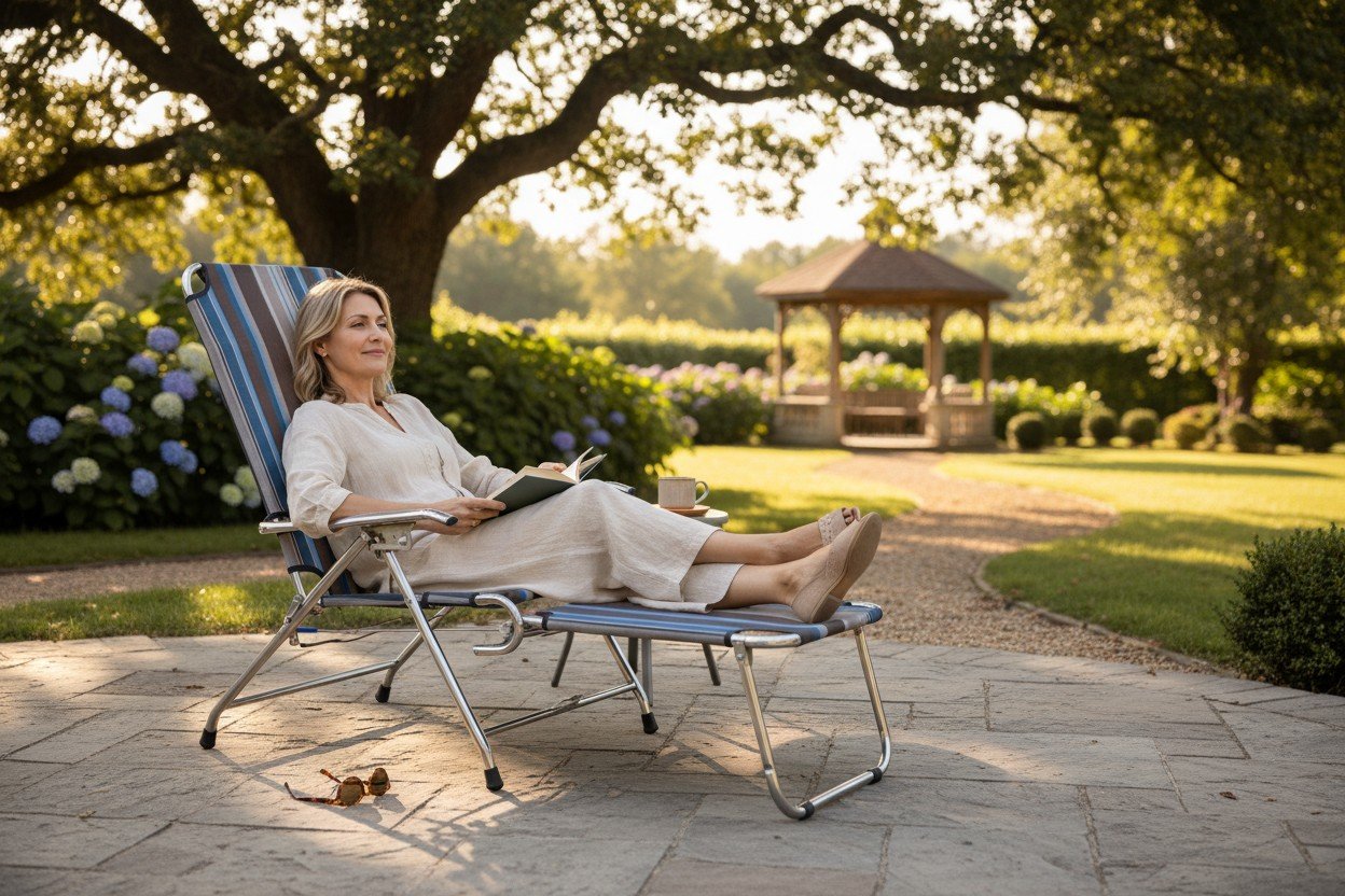 Ghế bố giá rẻ quận 9 khung inox vải lưới cao cấp