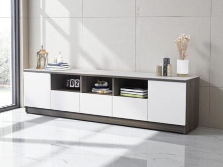 6 cách làm mới kệ tivi cũ 5 6 cách đơn giản làm mới kệ tivi cũ