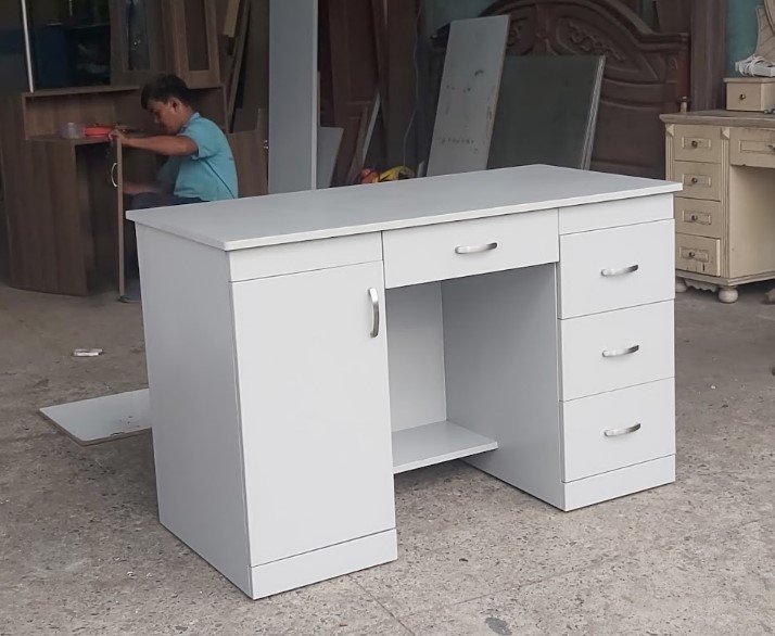 Bàn Làm Việc Có Hộc Tủ Gọn Gàng, Đa Tiện Ích