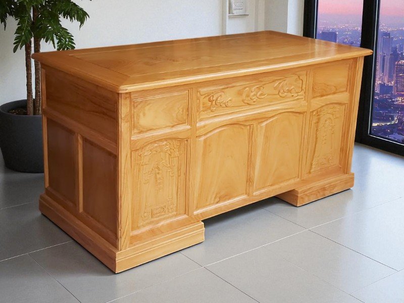 Bàn làm việc gỗ óc chó