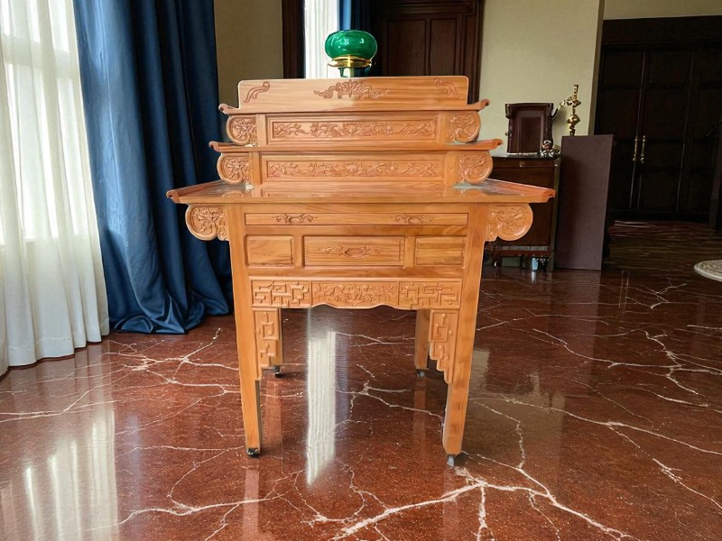 Bàn Thờ Gia Tiên Đẹp Chuẩn Phong Thủy Truyền Thống 3 Bàn thờ gia tiên đẹp