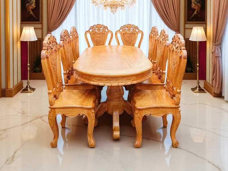 Bộ bàn ăn 6 ghế hiện đại