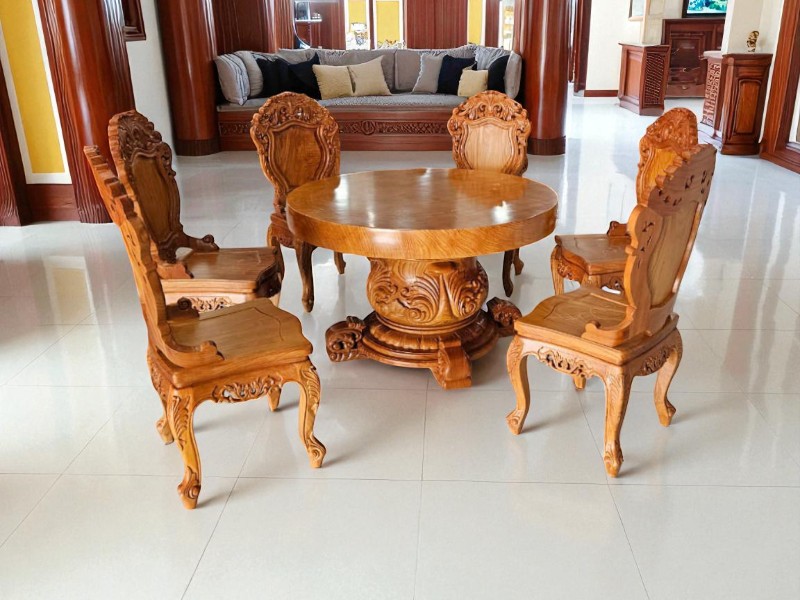 Bộ bàn ăn 6 ghế hiện đại