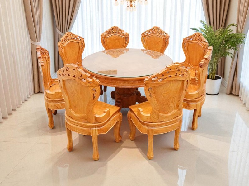 Bộ bàn ăn 6 ghế hiện đại