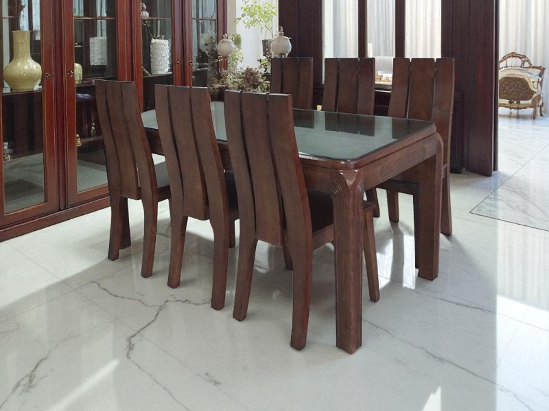 Bộ Bàn Ăn 6 Ghế Nhỏ Gọn Cho Không Gian Hiện Đại 5 Bộ bàn ăn 6 ghế nhỏ gọn
