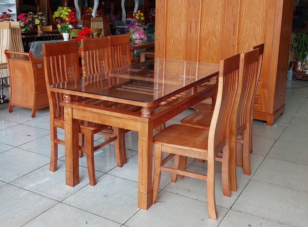 Bộ bàn ghế ăn cơm đẹp, bền, giá tốt 2026 Bộ bàn ghế ăn cơm