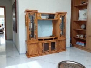Các mẫu kệ tivi đẹp bằng gỗ đơn giản