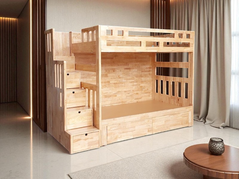 Giá Giường Tầng Gỗ Công Nghiệp – Giải Pháp Tiện Lợi Hiện Đại 5 Giá giường tầng gỗ công nghiệp