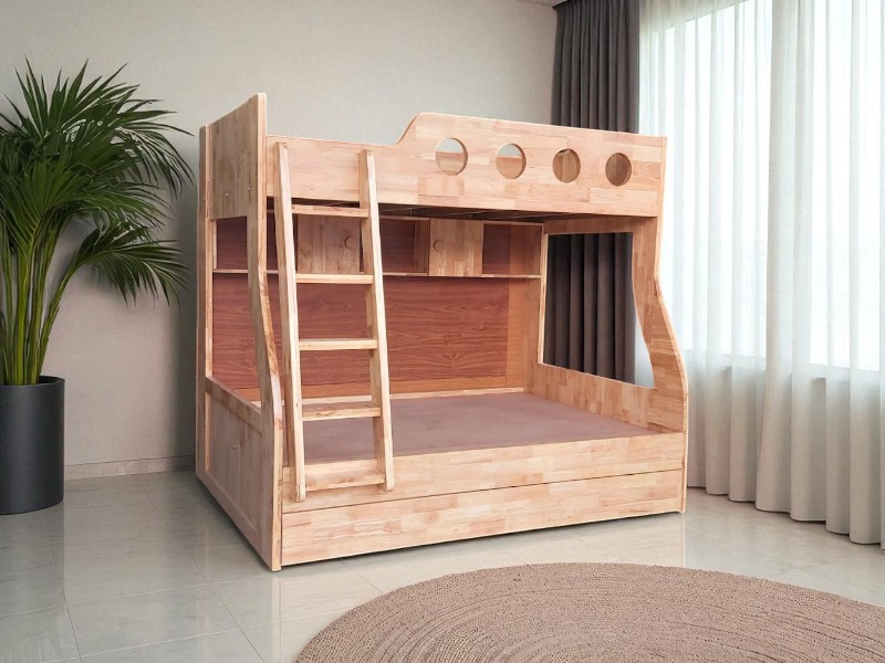 Giường 2 Tầng 1m6x2m – Rộng Rãi, Đa Dụng Cho Mọi Nhà 7 Giường 2 tầng 1m6x2m