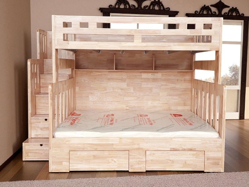 Giường Đôi Cho Bé An Toàn Và Tiện Lợi 7 Giường đôi cho bé