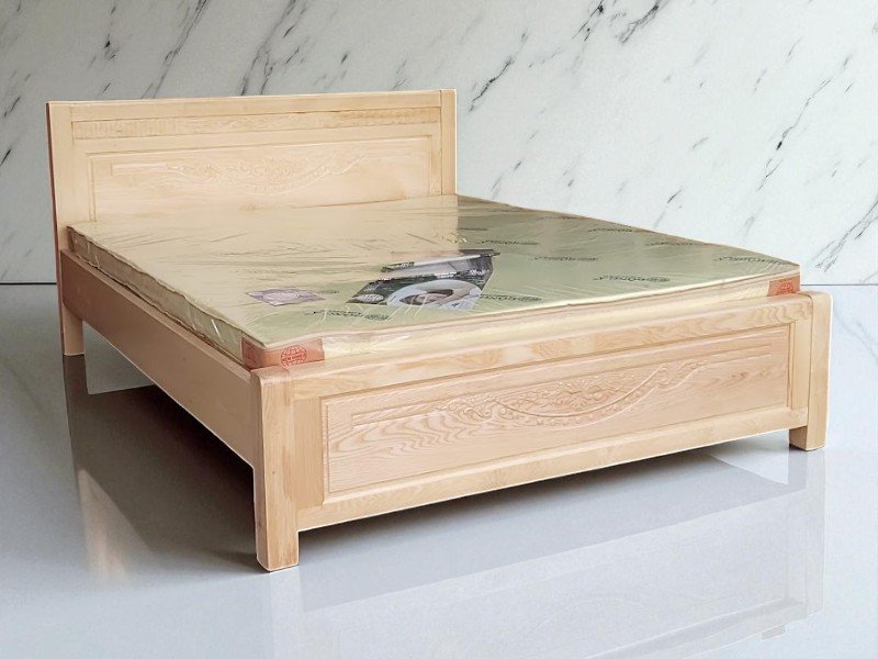 Giường Gỗ Gõ Đỏ Sang Trọng Bền Đẹp Theo Thời Gian 2 Giường gỗ gõ đỏ