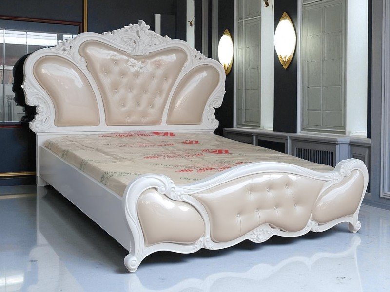 Giường Gỗ Gõ Đỏ Sang Trọng Bền Đẹp Theo Thời Gian 5 Giường gỗ gõ đỏ