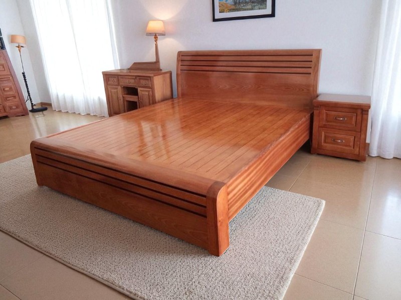 Giường Gỗ Xoan Đào – Vẻ Đẹp Cổ Điển Xen Lẫn Hiện Đại 6 Giường gỗ xoan đào