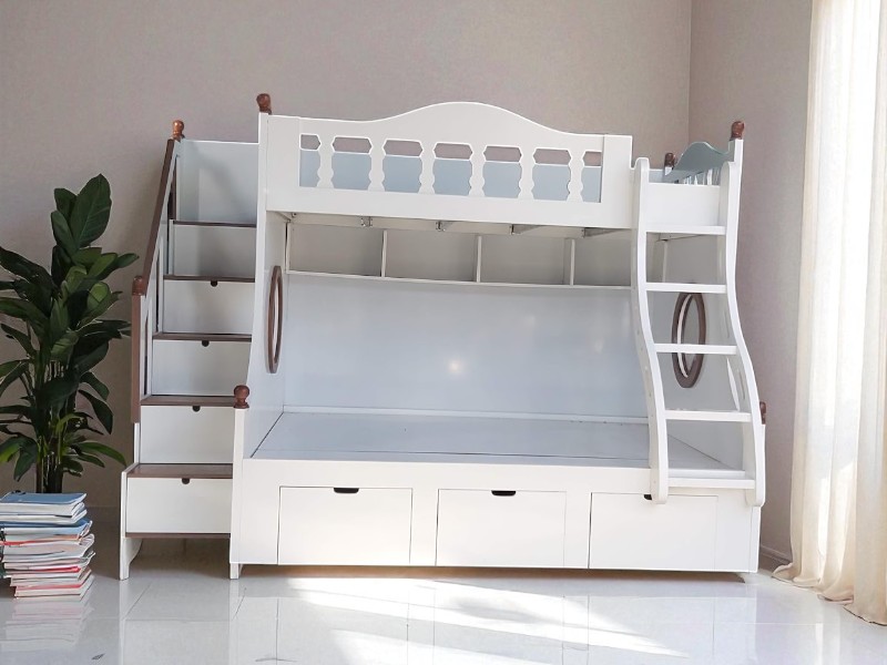 Giường Hai Tầng Màu Hồng Dễ Thương Cho Bé Gái 5 Giường hai tầng màu hồng