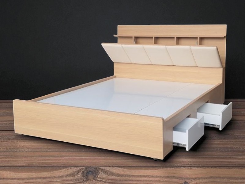 Giường Liền Tủ Thông Minh Tối Ưu Không Gian Nhỏ 3 Giường liền tủ thông minh