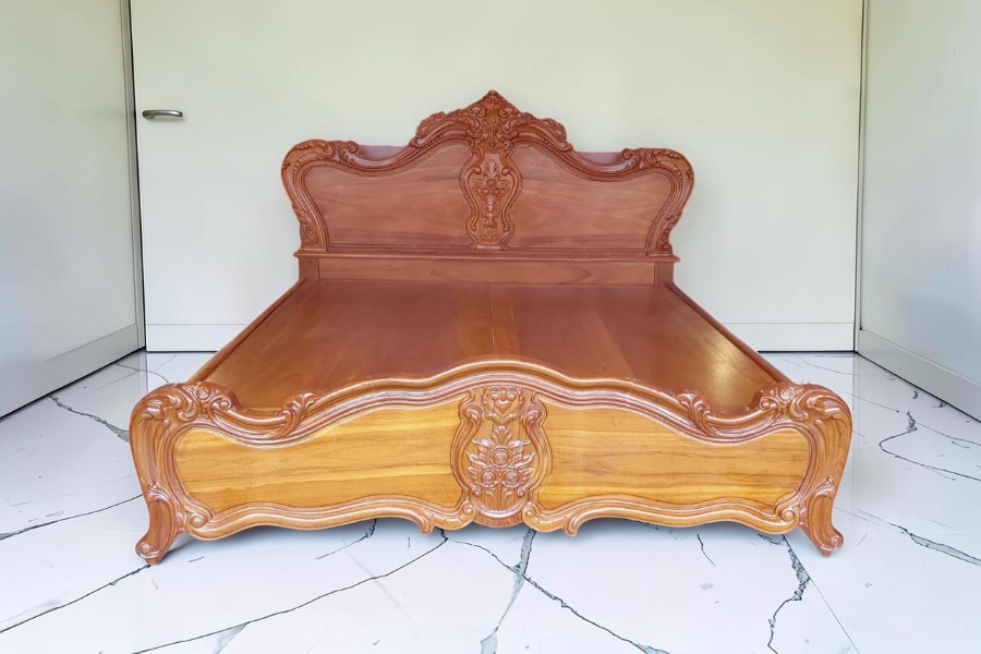 Giường 1m2 x 2m Nhỏ Gọn Cho Mọi Không Gian Giường ngủ 1m2 x 2m gỗ sồi tự nhiên bền đẹp giá rẻ TPHCM