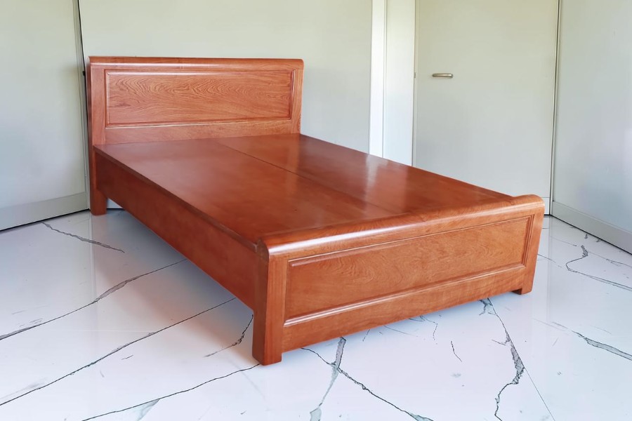 Giường 1m2 x 2m Nhỏ Gọn Cho Mọi Không Gian Giường ngủ 1m2 x 2m gỗ sồi tự nhiên bền đẹp giá rẻ TPHCM