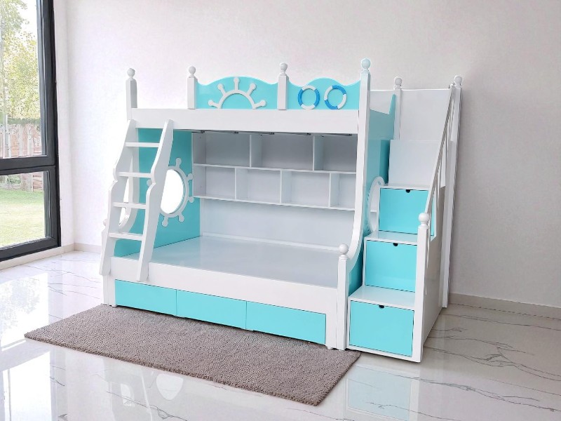 Giường Tầng 1m2 x 2m Tiết Kiệm Diện Tích Tuyệt Vời 2 Giường tầng 1m2 x 2m
