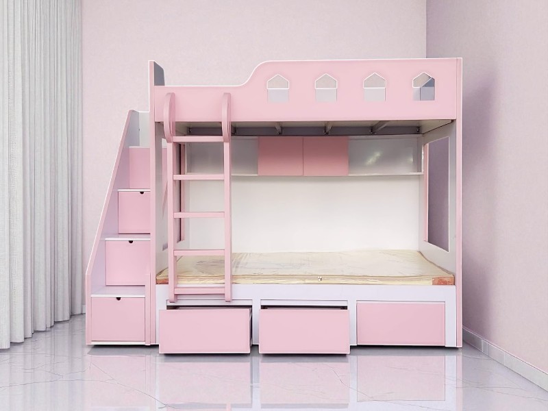 Giường Tầng 1m2 x 2m Tiết Kiệm Diện Tích Tuyệt Vời 5 Giường tầng 1m2 x 2m