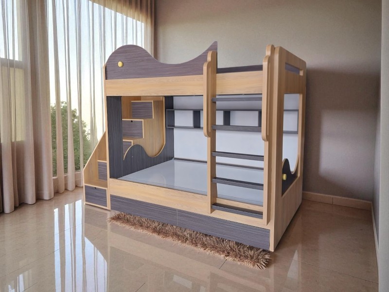 Giường Tầng Khung Sắt – Lựa Chọn Tiết Kiệm Không Gian 3 Giường tầng khung sắt
