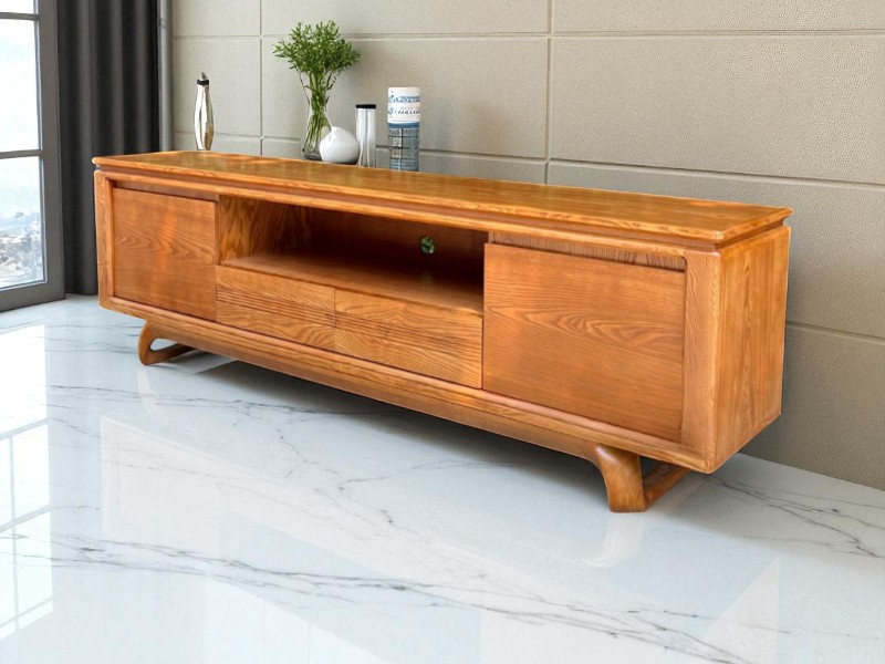 Kệ Để Tivi Phòng Khách Bằng Gỗ – Sang Trọng Và Đẳng Cấp 7 Kệ để tivi phòng khách bằng gỗ