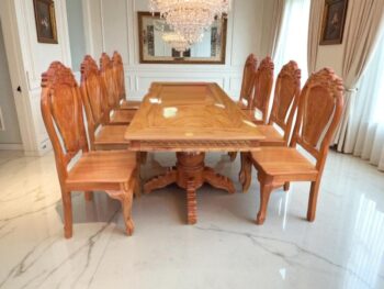 Mẫu bàn ăn đẹp 10 ghế