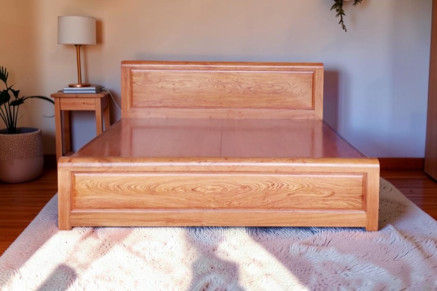 Giường 1m2 x 2m Nhỏ Gọn Cho Mọi Không Gian Mẫu giường 1m2 x 2m có hộc kéo thông minh tiết kiệm diện tích