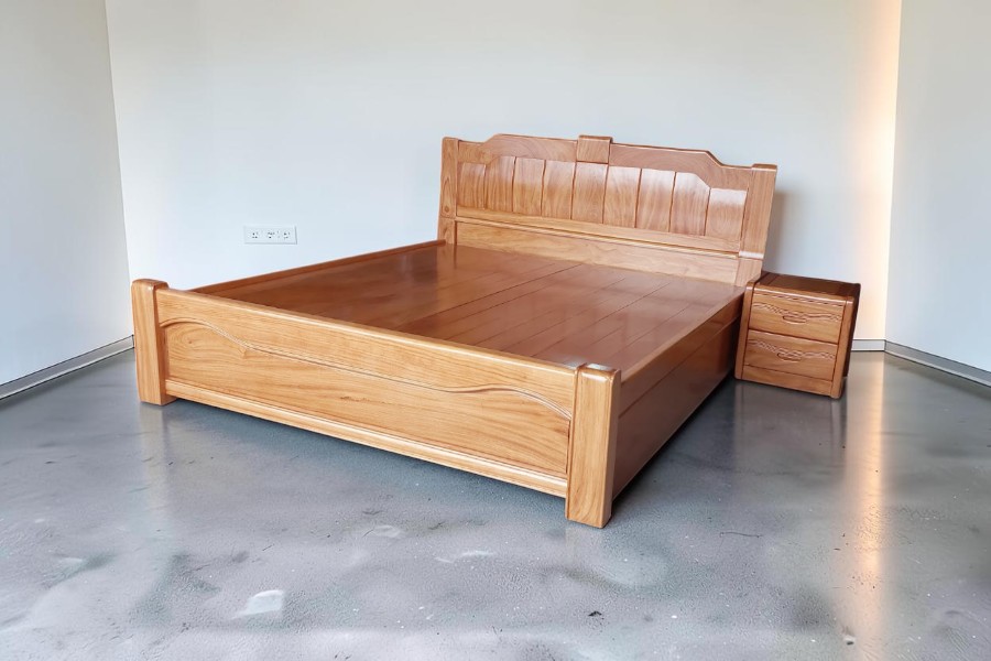 Giường 1m2 x 2m Nhỏ Gọn Cho Mọi Không Gian Mẫu giường 1m2 x 2m có hộc kéo thông minh tiết kiệm diện tích