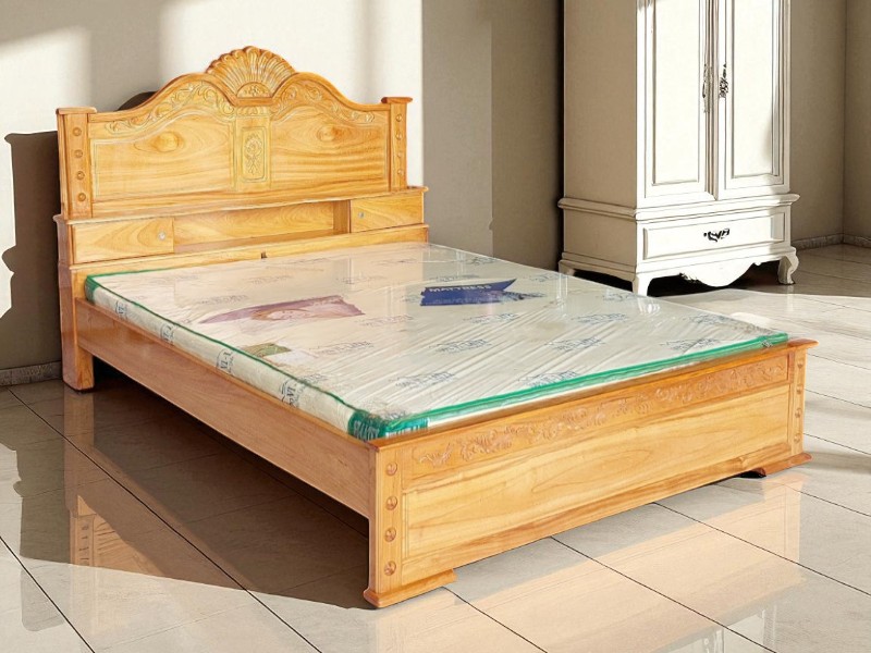 Mẫu Giường Gỗ 2mx2m2 Đẹp Sang Cho Phòng Ngủ Rộng 7 Mẫu giường gỗ 2mx2m2 đẹp