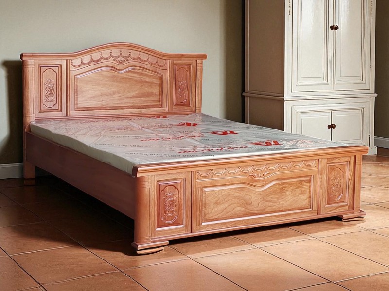 Mẫu Giường Gỗ 2mx2m2 Đẹp Sang Cho Phòng Ngủ Rộng 6 Mẫu giường gỗ 2mx2m2 đẹp