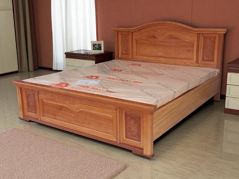 Mẫu Giường Gỗ 2mx2m2 Đẹp Sang Cho Phòng Ngủ Rộng 4 Mẫu giường gỗ 2mx2m2 đẹp