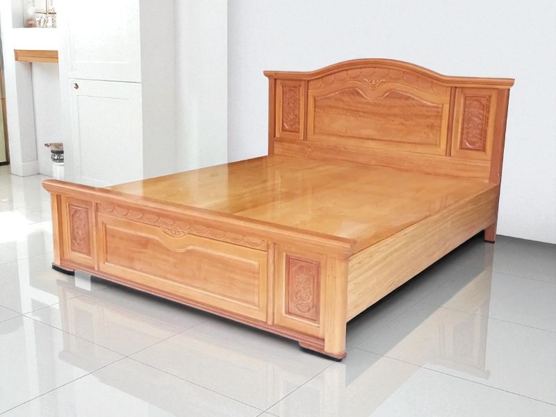 Mẫu Giường Gỗ Đơn Giản Đẹp – Tối Ưu Không Gian Sống Hiện Đại 2 Mẫu giường gỗ đơn giản đẹp