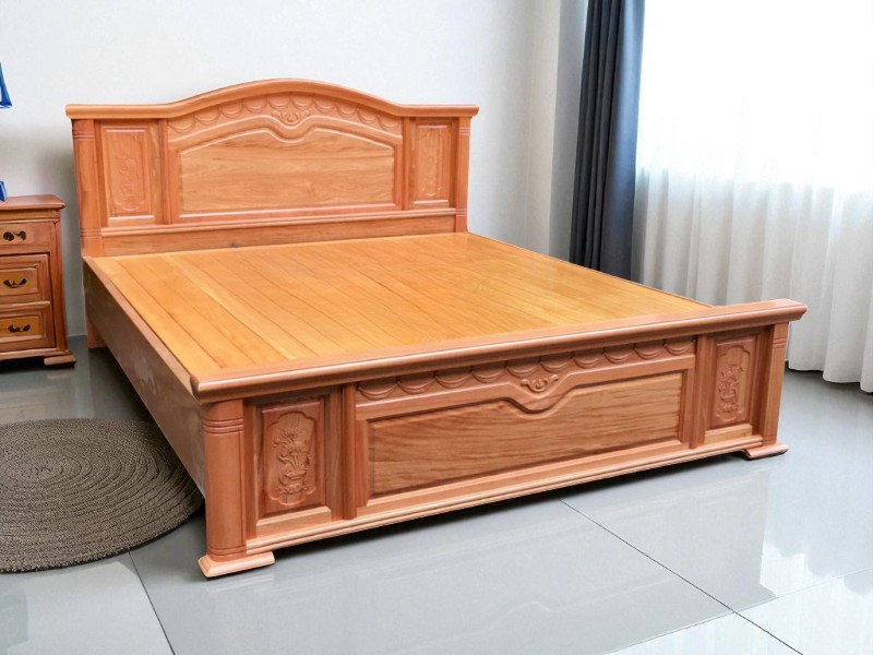 Mẫu Giường Gỗ Đơn Giản Đẹp – Tối Ưu Không Gian Sống Hiện Đại 3 Mẫu giường gỗ đơn giản đẹp