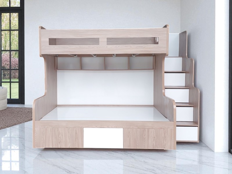 Mẫu Giường Tầng Gỗ Đẹp Sang Trọng Và Hiện Đại 5 Mẫu giường tầng gỗ đẹp