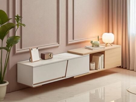 Mẫu Kệ Tivi Gỗ Đẹp – Nâng Tầm Không Gian Sống 8 Mẫu kệ tivi gỗ đẹp