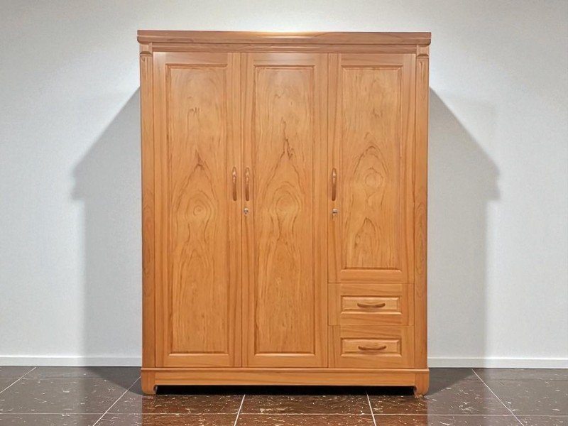 Mẫu tủ quần áo đẹp bằng gỗ tinh tế, sang trọng 6 Mẫu tủ quần áo đẹp bằng gỗ