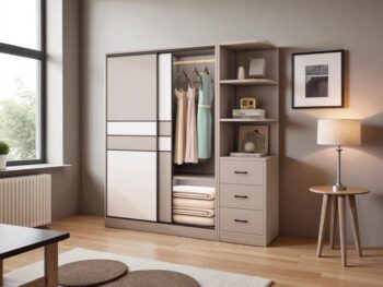 Mẫu tủ quần áo gỗ đẹp hiện đại