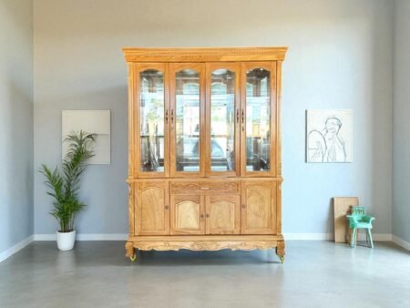 Mẫu Tủ Rượu Gỗ Đẹp Tinh Tế Cho Ngôi Nhà Việt 1 Mẫu tủ rượu gỗ đẹp