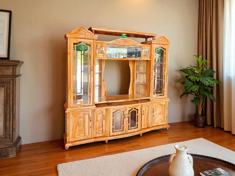 Mẫu Tủ Rượu Phòng Khách Đẹp Sang Trọng Nhất 7 Mẫu tủ rượu phòng khách